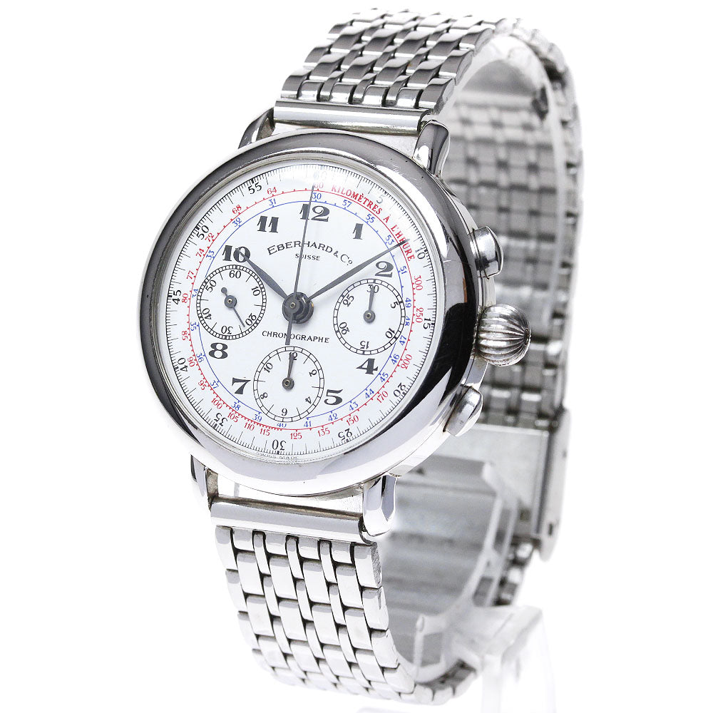 EBERHARD replica 36008 Chronograph white Dial Hand Winding Men's Watch_825137