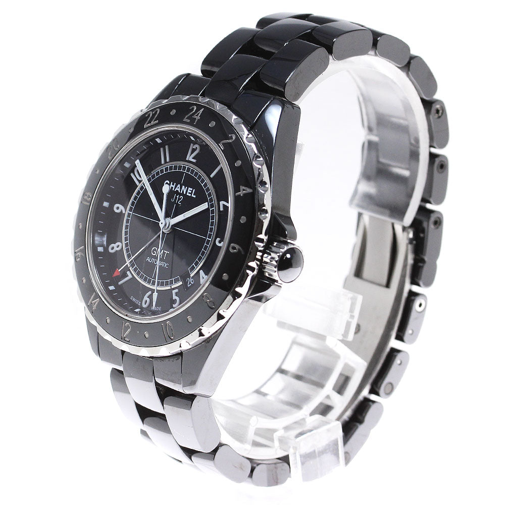 CHANEL J12 H2012 GMT black ceramic black Dial Automatic Men's Watch_825173