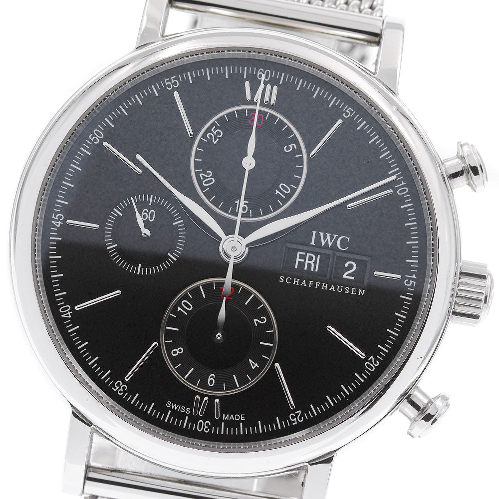 IWC SCHAFFHAUSEN Portofino IW391006 Day-Date Chronograph Automatic Men's_825199