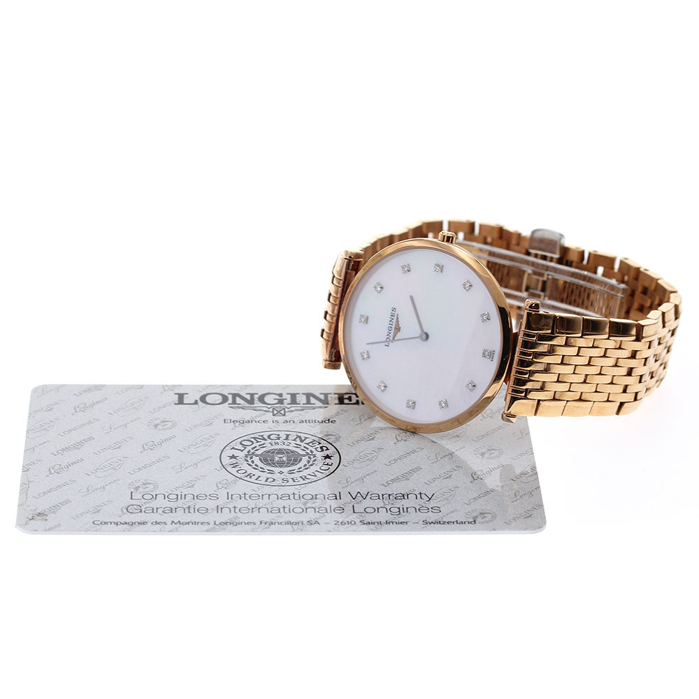LONGINES La Grand Classic L4.709.1 12P diamond Quartz Boy's Watch_825205