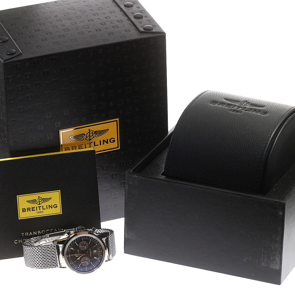 BREITLING Transocean U41310 Chronograph PG bezel Automatic Men's Watch_825228