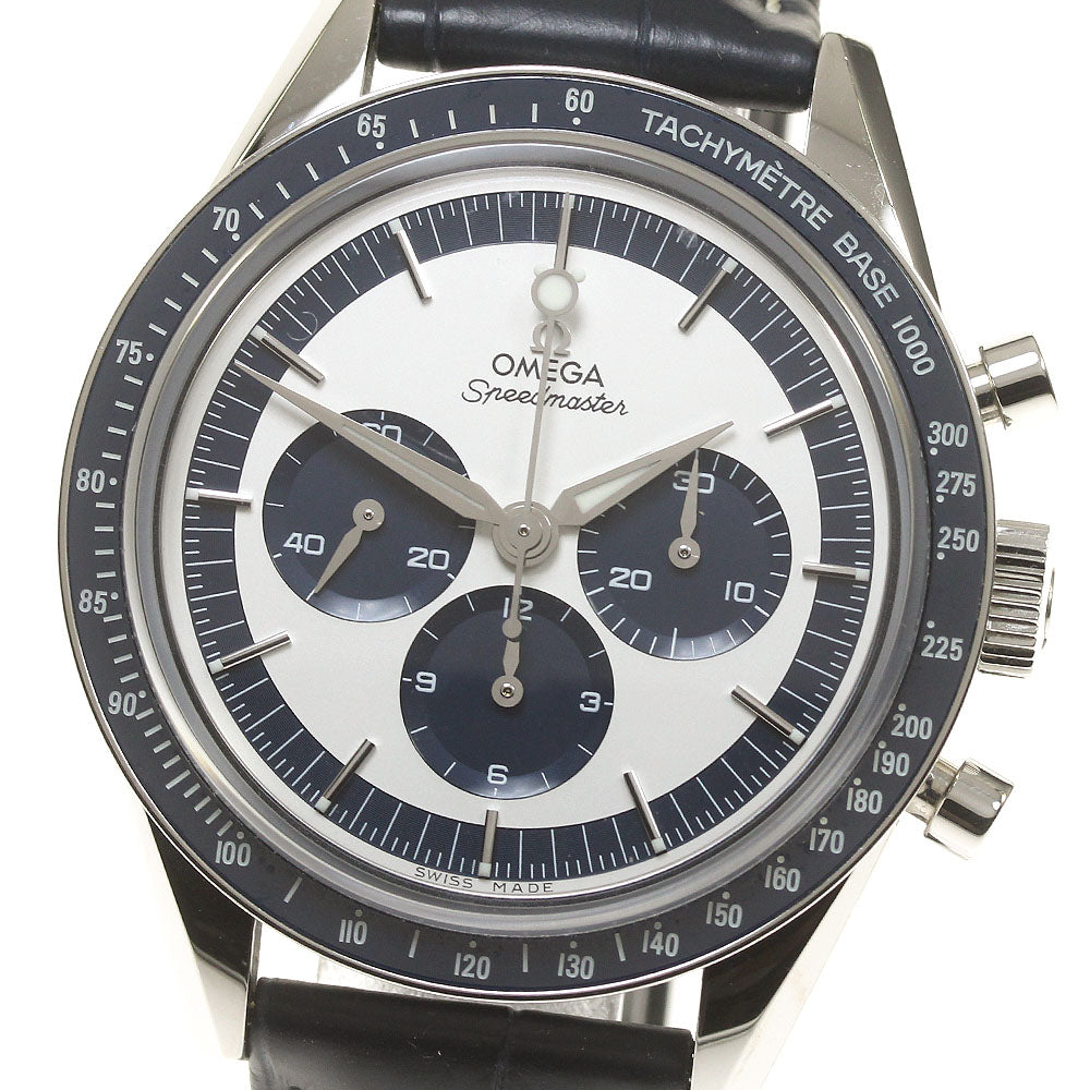 OMEGA Speedmaster Moonwatch 311.33.40.30.02.001 chronograph limited edition Silver / navy Dial Hand Winding Men's Watch_825252