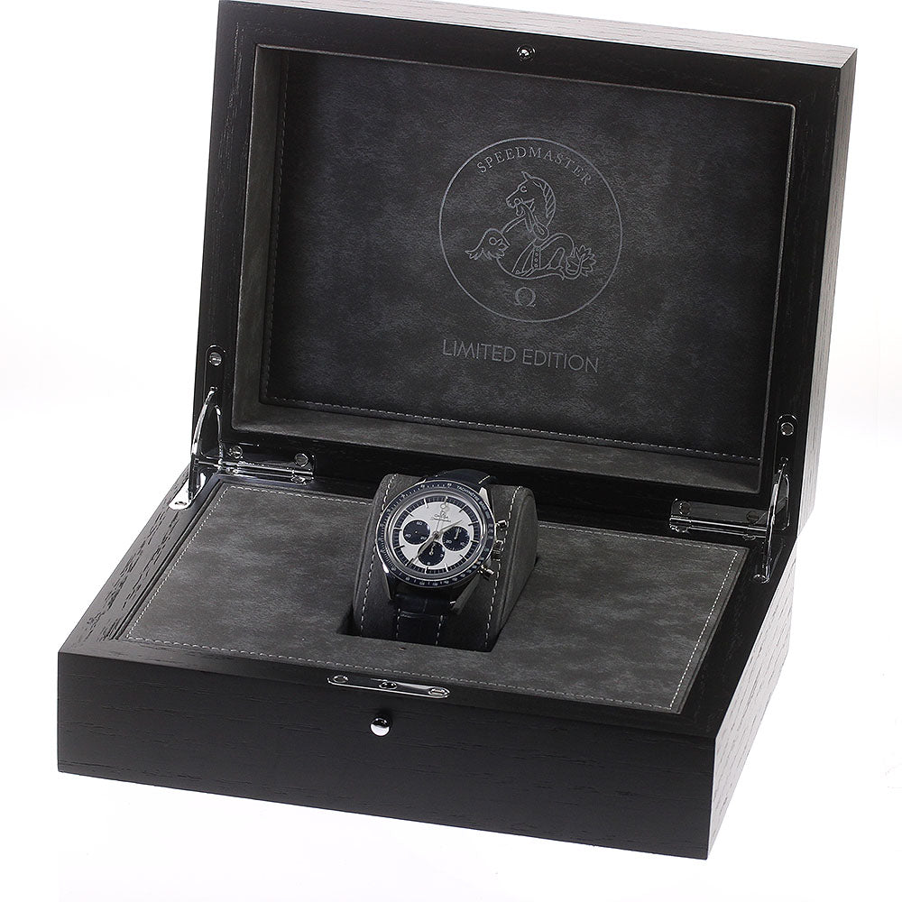 OMEGA Speedmaster Moonwatch 311.33.40.30.02.001 chronograph limited edition Silver / navy Dial Hand Winding Men's Watch_825252