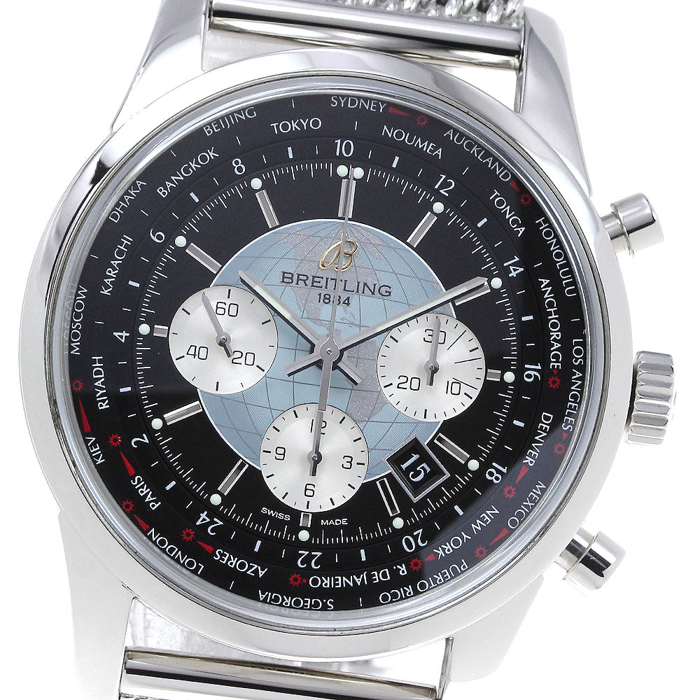 BREITLING Transocean Chronograph Unitime AB0510 Automatic Men's Watch_825259