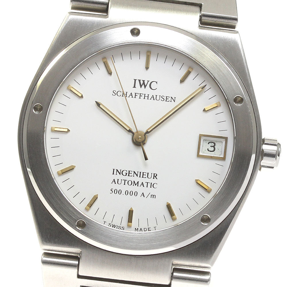IWC SCHAFFHAUSEN Injunior SL IW350801 Date White Dial Automatic Men's_825267
