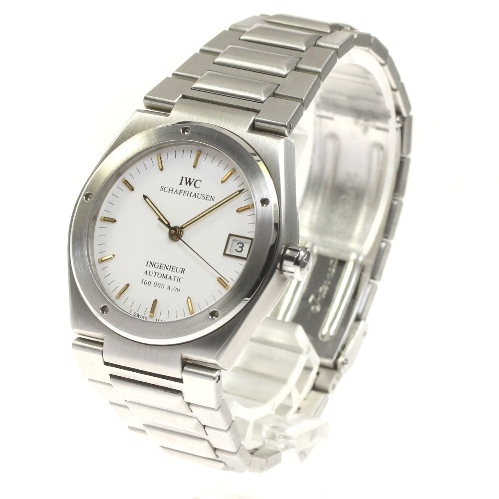 IWC SCHAFFHAUSEN Injunior SL IW350801 Date White Dial Automatic Men's_825267