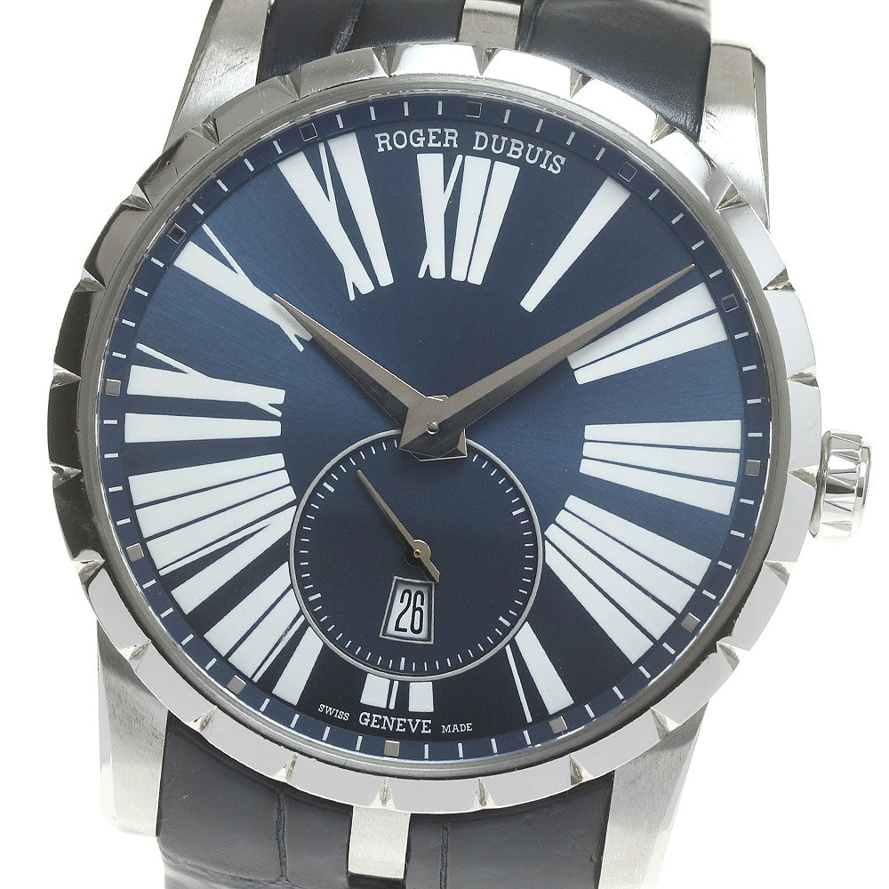 ROGER DUBUIS Excalibur 42 DBEX0535 Small seconds Navy Dial Automatic Men's Watch_825282