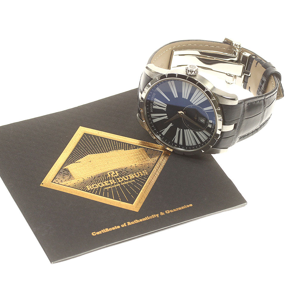 ROGER DUBUIS Excalibur 42 DBEX0535 Small seconds Navy Dial Automatic Men's Watch_825282