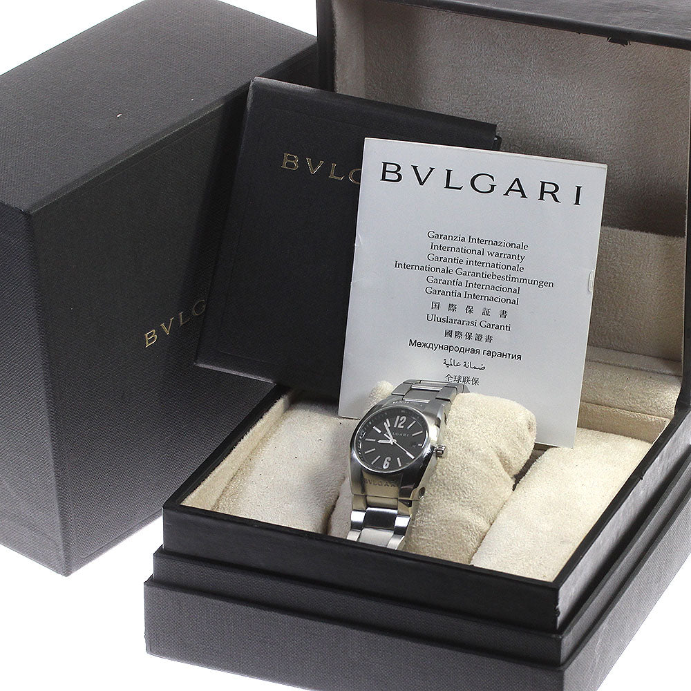 BVLGARI Elgon EG30S Date Black Dial Quartz Ladies Watch_825306