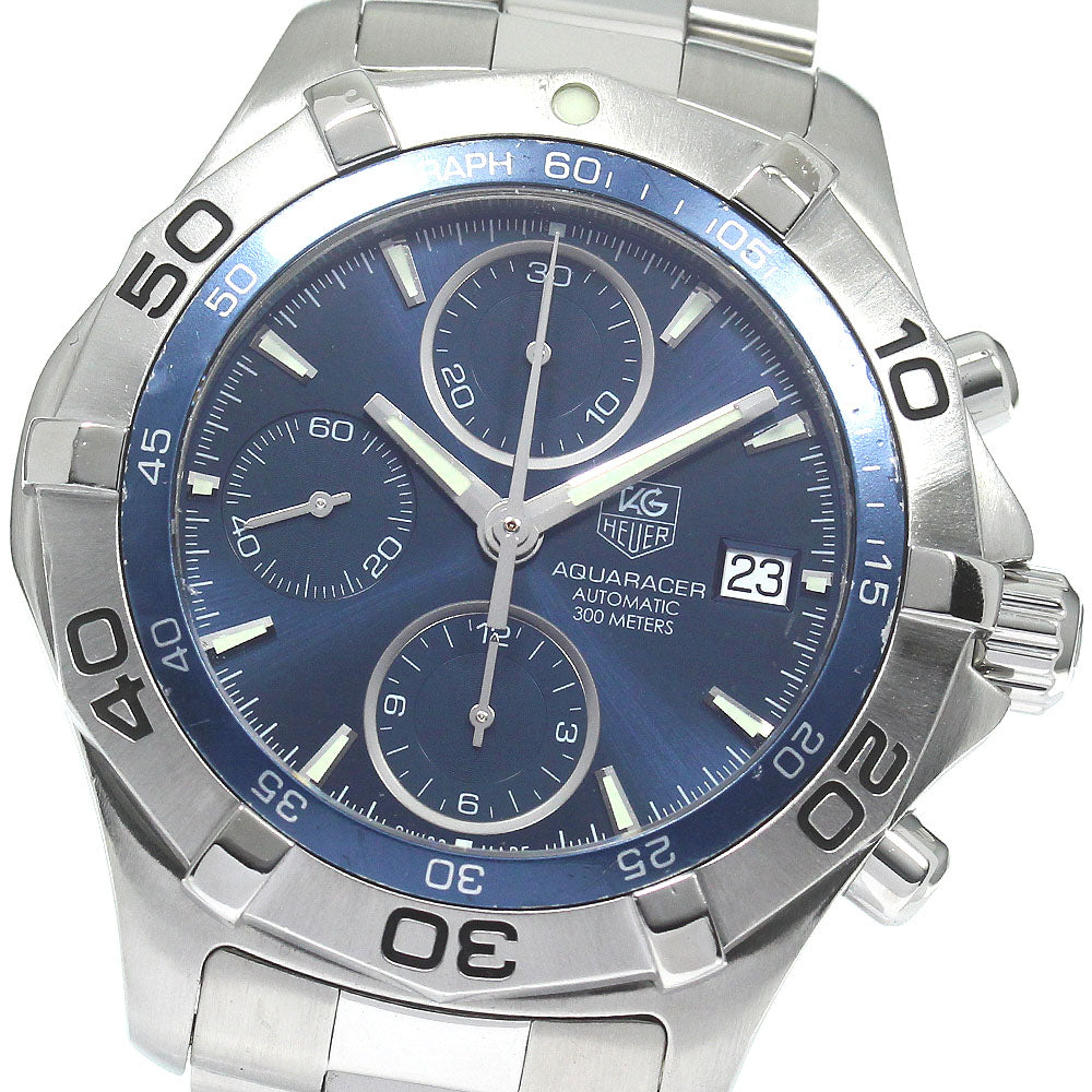 TAG HEUER Aqua racer CAF2112 Chronograph Navy Dial Automatic Men's Watch_825313