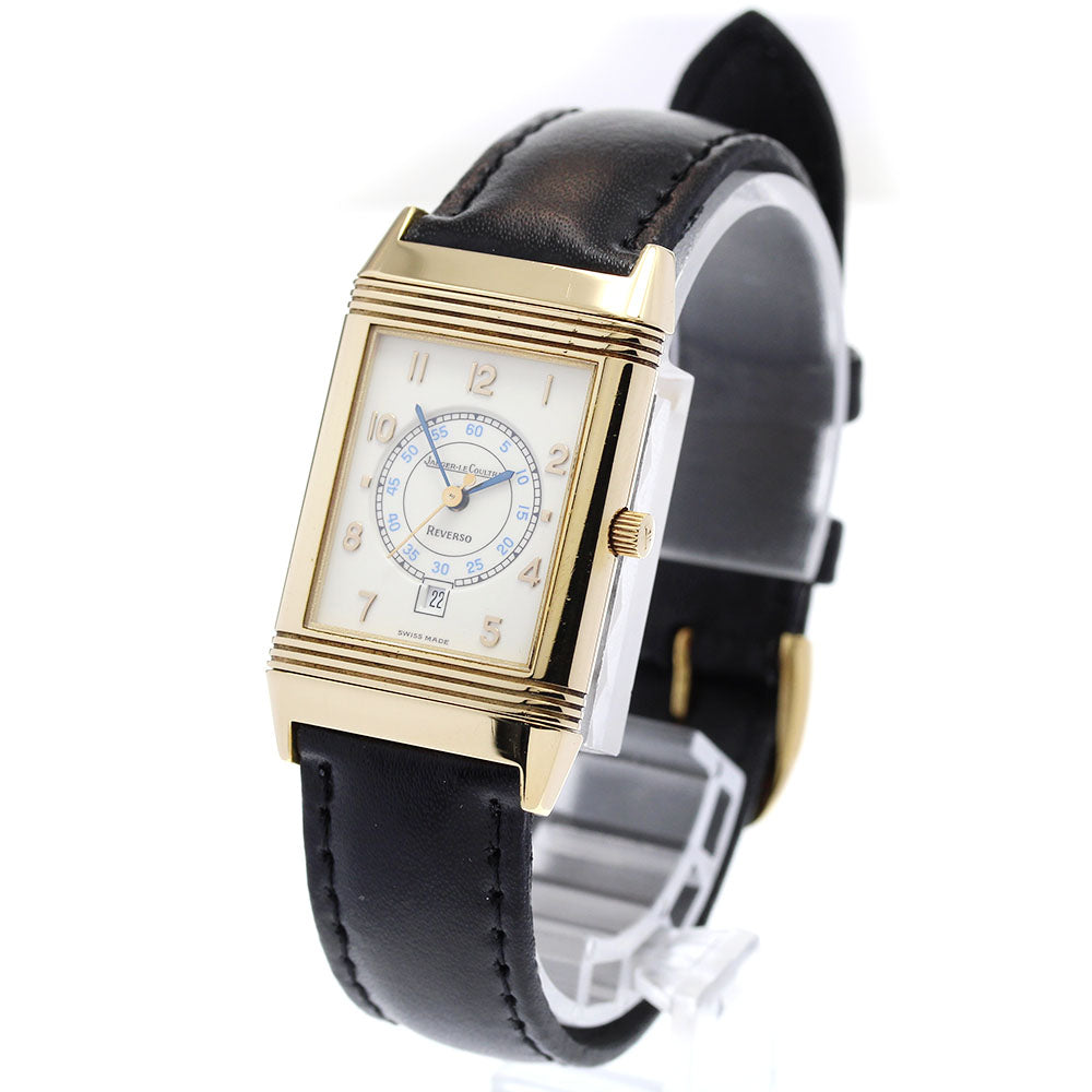 JAEGER-LECOULTRE Reverso 250.1.11 K18YG date beige Dial Quartz Men's Watch_825317