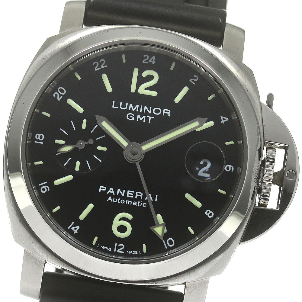 PANERAI Luminor PAM00244 GMT date black Dial Automatic Men's Watch_825361