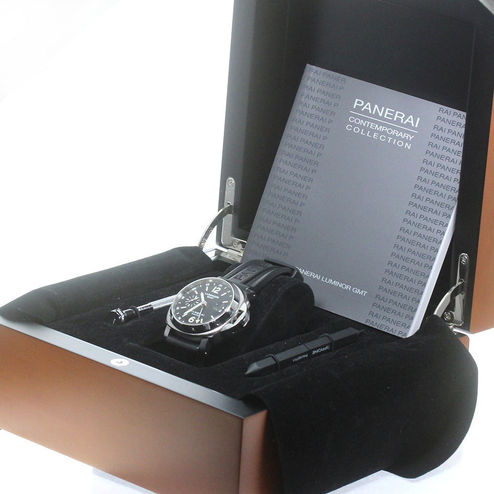 PANERAI Luminor PAM00244 GMT date black Dial Automatic Men's Watch_825361