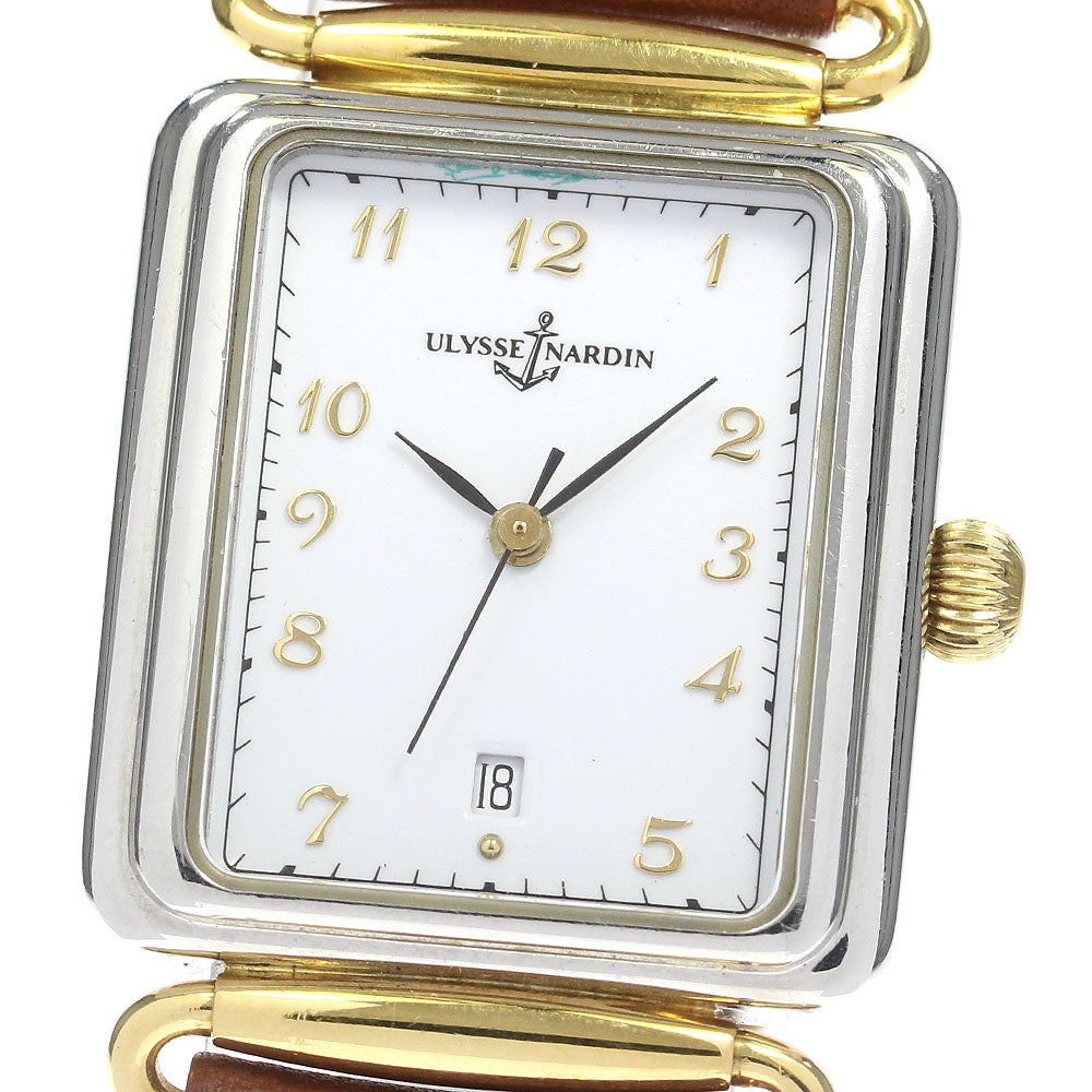 Ulysse Nardin Michelangelo 184-44 Date white Dial Automatic Men's Watch_825371