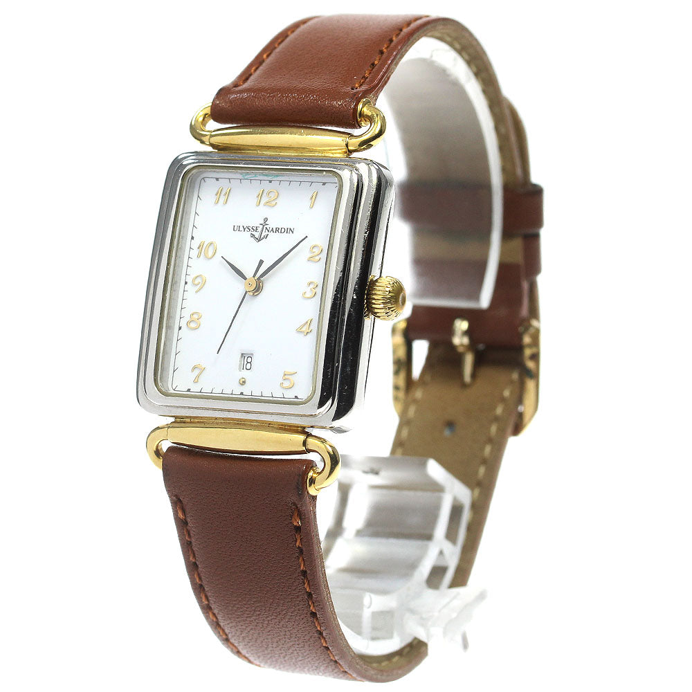 Ulysse Nardin Michelangelo 184-44 Date white Dial Automatic Men's Watch_825371