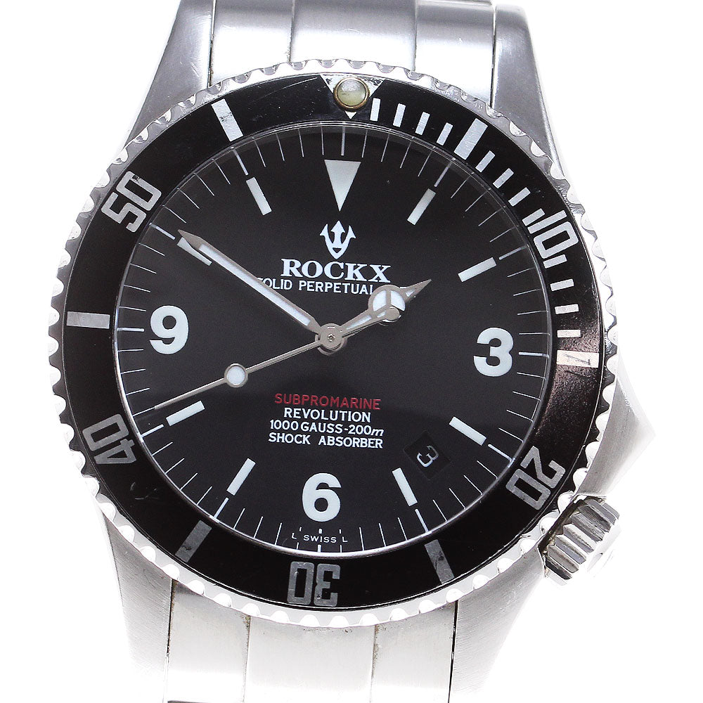 R.X.W ROCKX Subpro Marine black Dial Automatic Men's Watch_825394