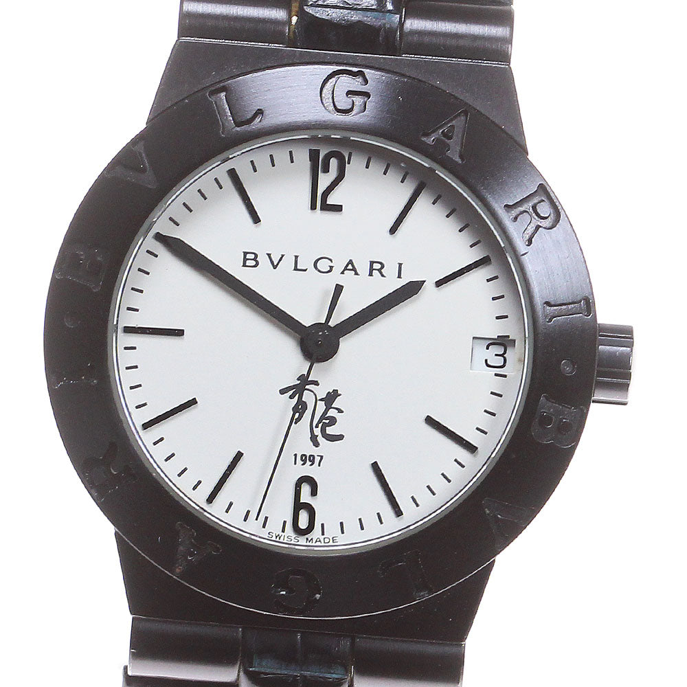 BVLGARI Diagono Sports Hong Kong Handover Commemorative Limited Model LC29S Date white Dial Automatic Ladies Watch_825410