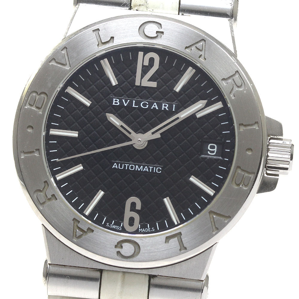 BVLGARI Diagono DG35S Date black Dial Automatic Men's Watch_825484