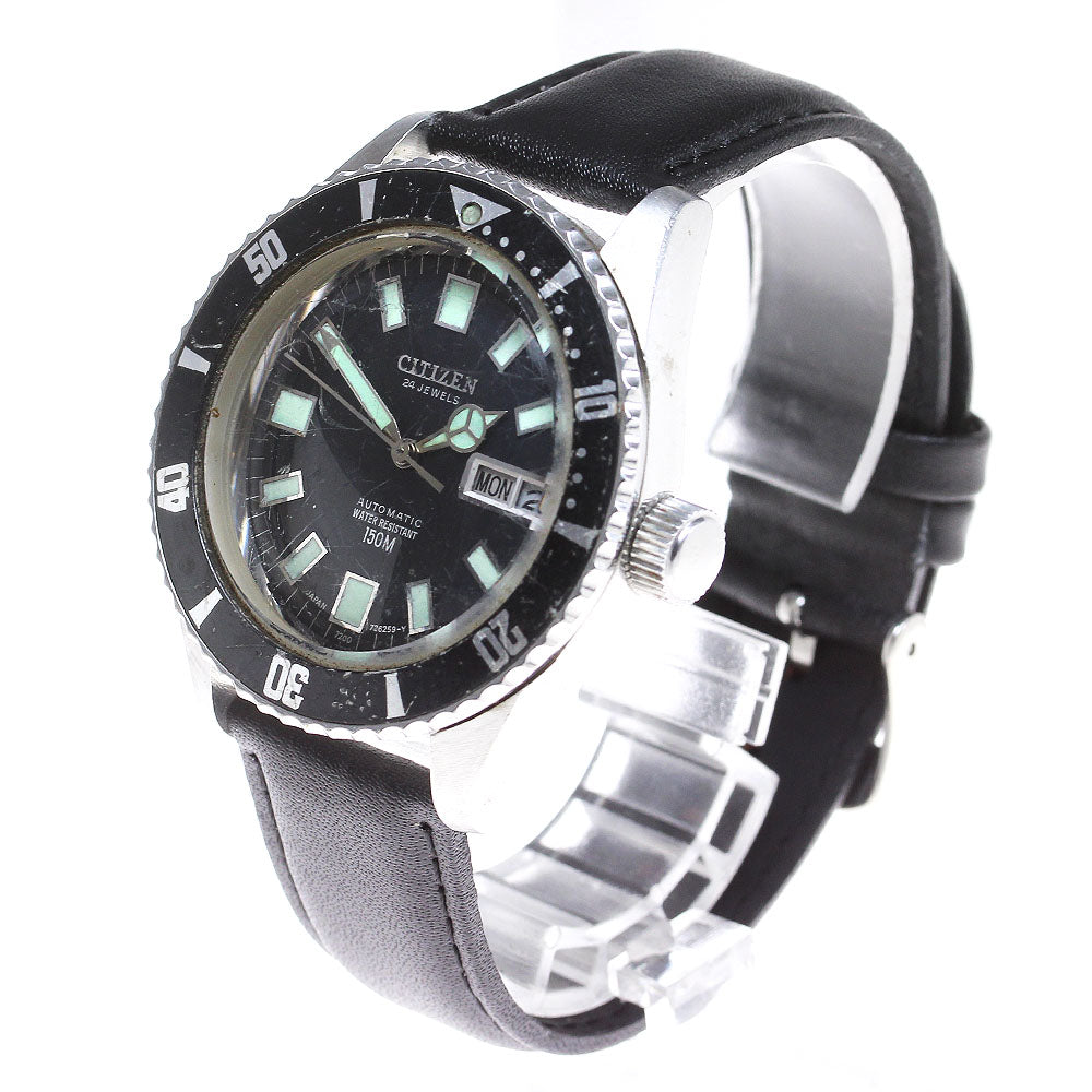 CITIZEN leopard diver 4-722710Y Day Date cal.7210 Automatic Men's_825542