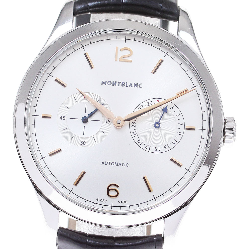 MONTBLANC Heritage Chronometry 7403 Twin counter date Silver Dial Automatic Men's Watch_825567