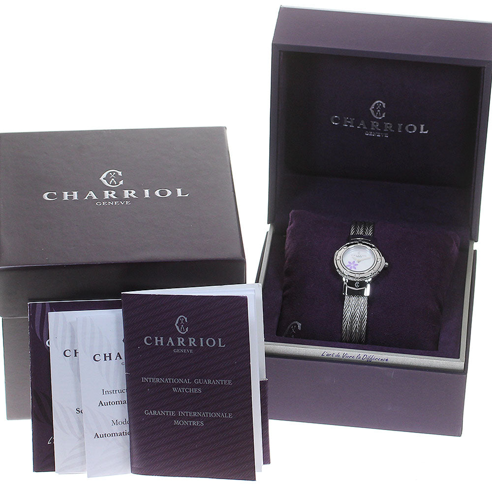 CHARRIOL Celtic Plum Flower CE426S.640.01 White shell Dial Quartz Ladies_825650