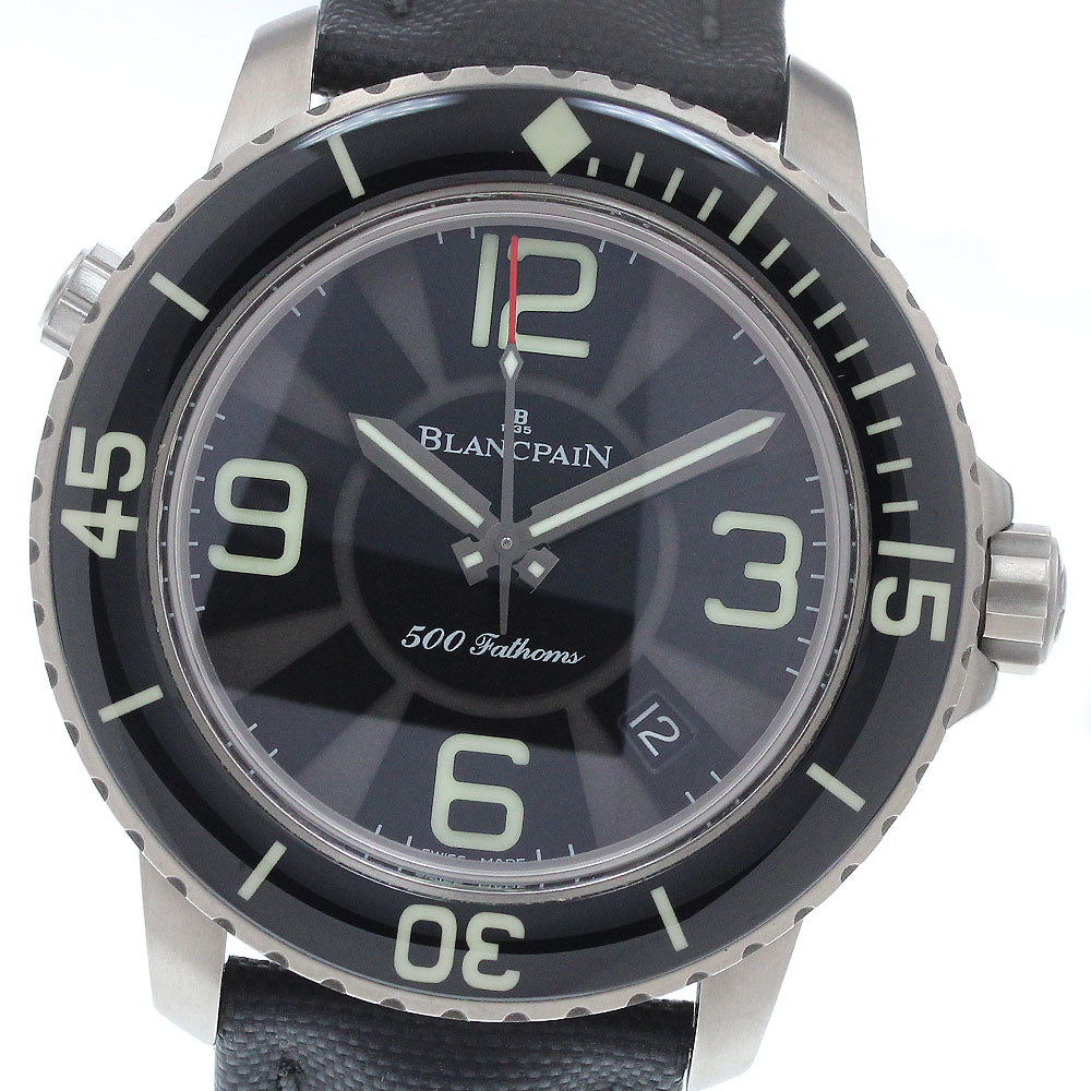 Blancpain Fifty Fathoms 500 50015-12B30-52B Black Dial Automatic Men's_825697