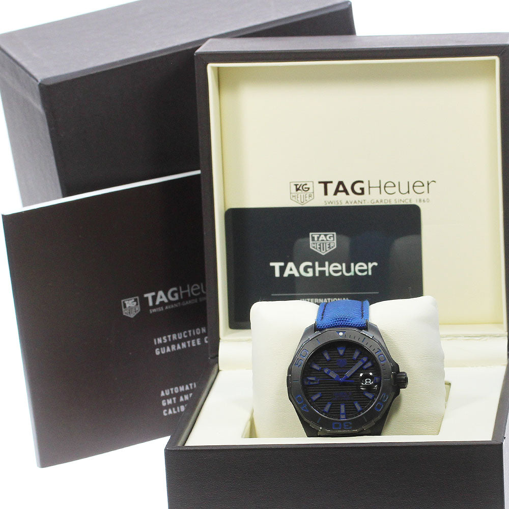 TAG HEUER Aqua racer WAY208B Caliber 5 Date black Dial Automatic Men's_825705