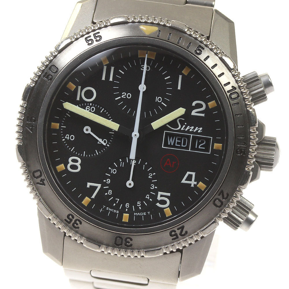 Sinn Diving watch 203 Day-Date Chronograph black Dial Automatic Men's_825728