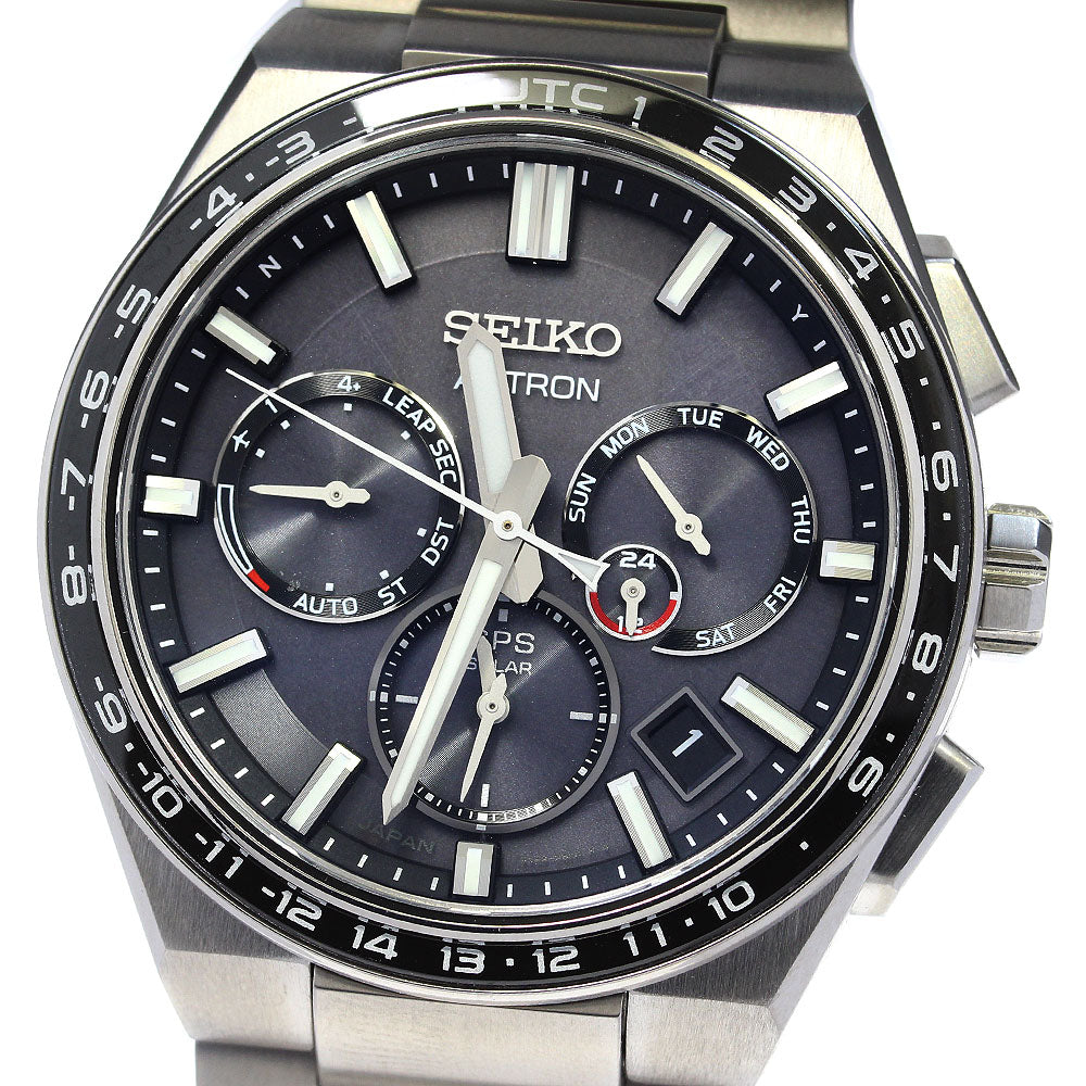 SEIKO Astron SBXC111/5X53-0BR0 GPS day-date Solar Powered Radio Men's_825735