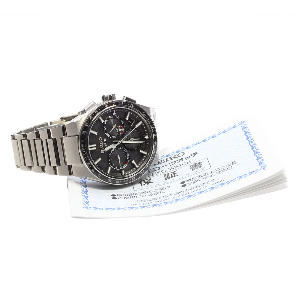 SEIKO Astron SBXC111/5X53-0BR0 GPS day-date Solar Powered Radio Men's_825735