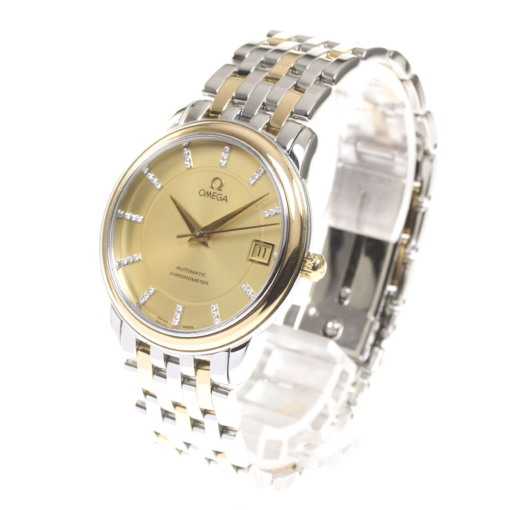 OMEGA De Ville Prestige Date gold Dial Automatic Men's Watch_825736