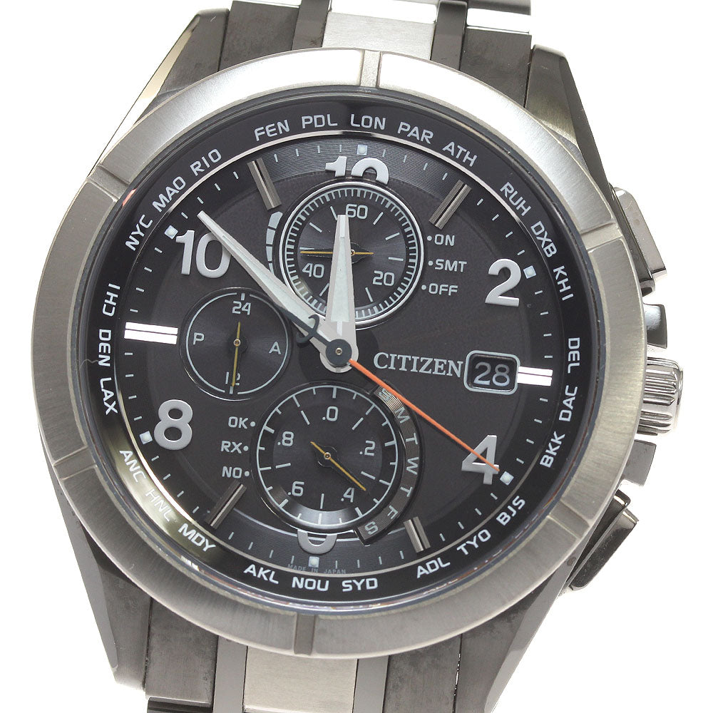 CITIZEN Atessa AT8165-51E H800-T023576 Solar Powered Radio Men's Watch_825808