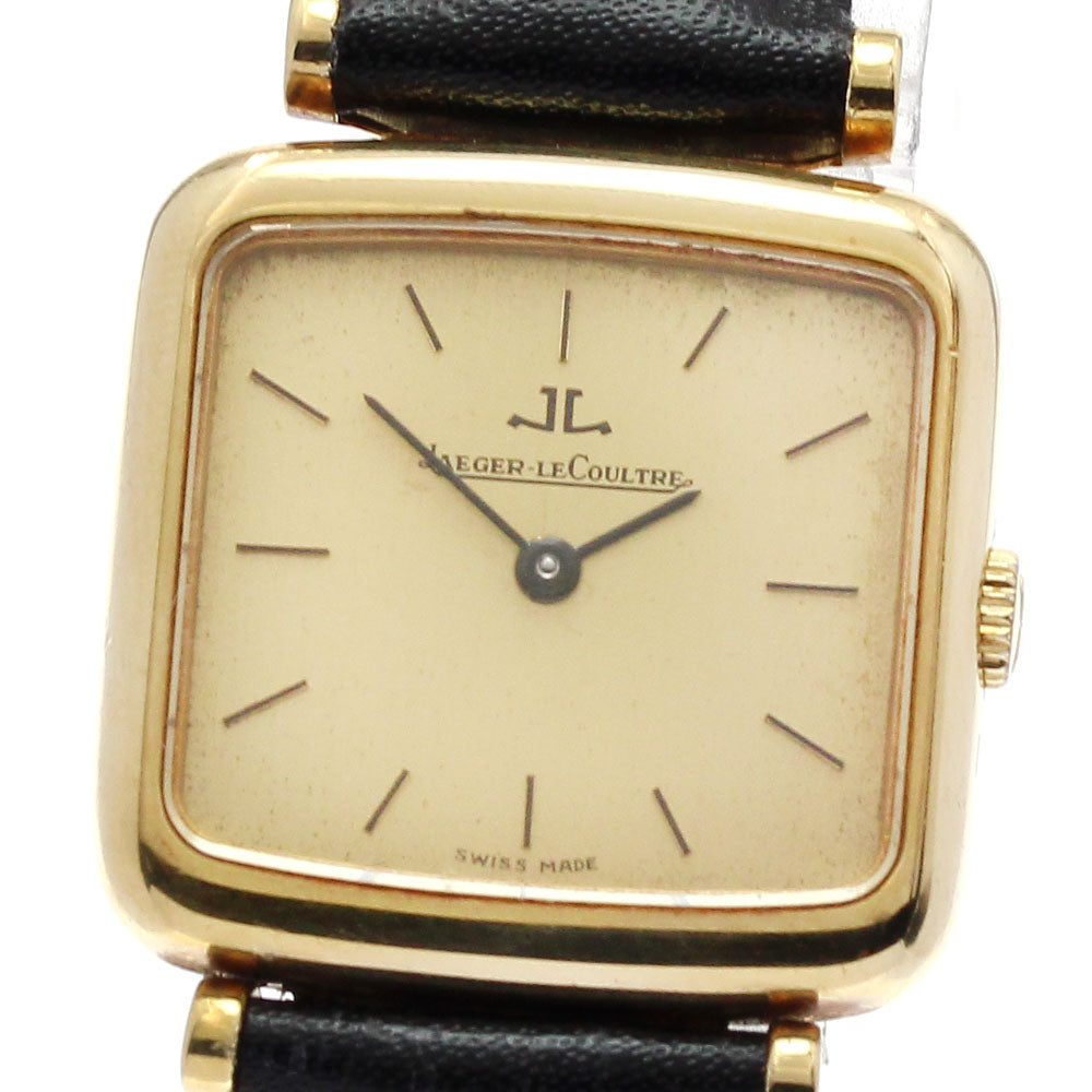 JAEGER-LECOULTRE 18K Yellow Gold 9128.21 vintage Hand Winding Ladies_825842
