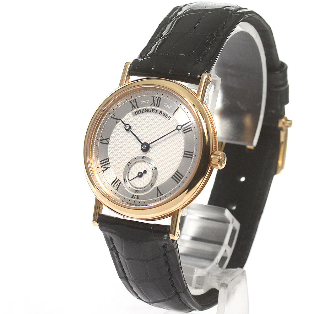 Breguet 3297 Small second K18PG Silver Dial Hand Winding Men's Watch_825864