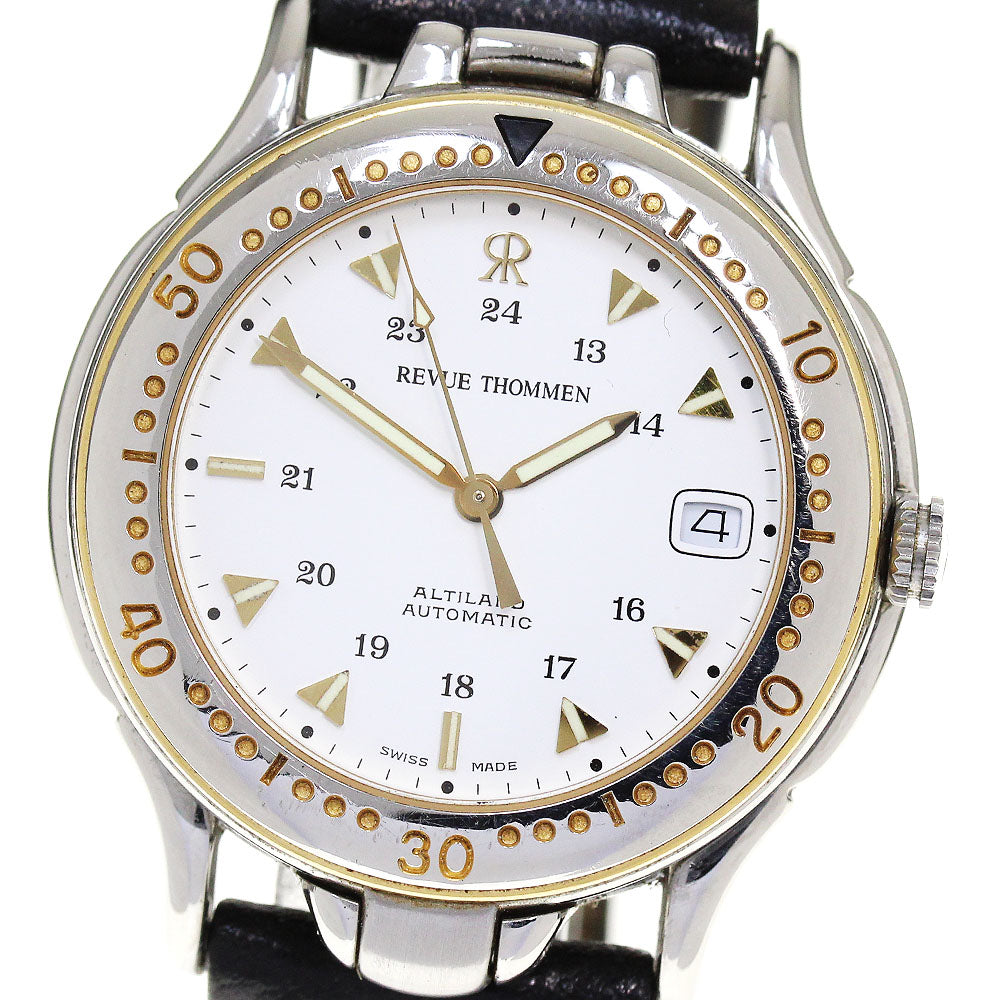 REVUE THOMMEN Compass Date white Dial Automatic Men's Watch_825922