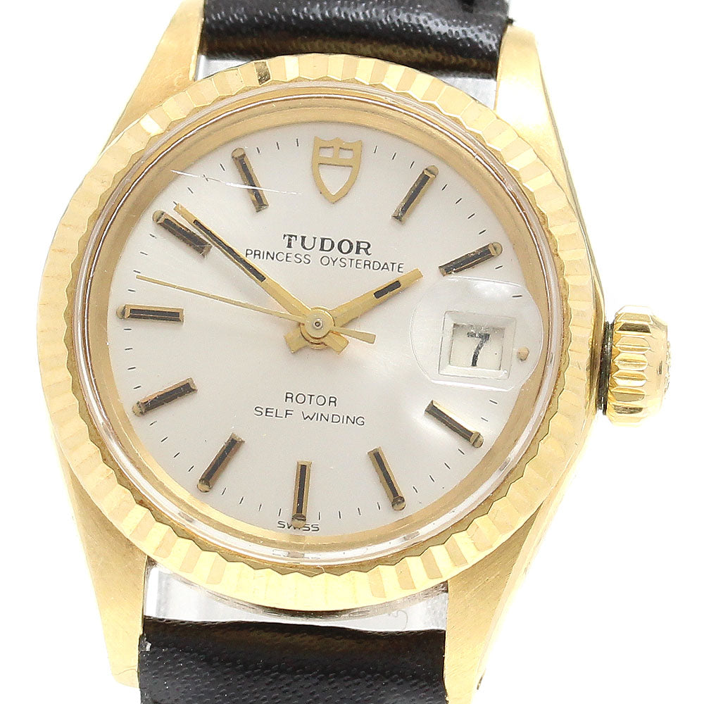 TUDOR Princess Oyster Date 7602/8 cal.2555 Silver Dial Automatic Ladies _825958