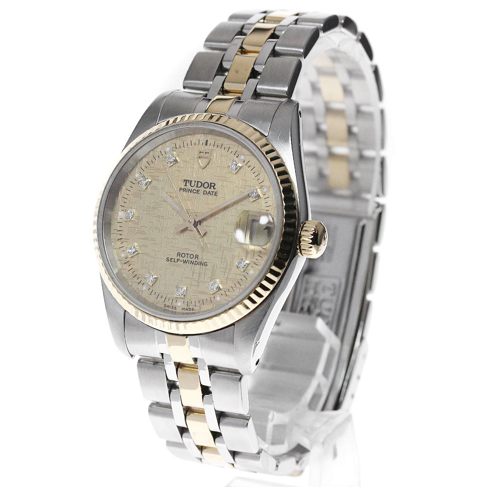 TUDOR Prince Date 72033 YG 2 tone 10P cal.2824-2 Automatic Boy's Watch_825961