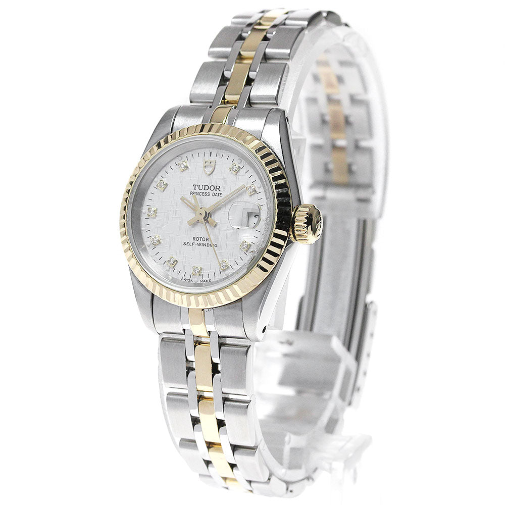 TUDOR Princess Date 92413 YG 2 tone 10P cal.2671 Automatic Ladies Watch_825969