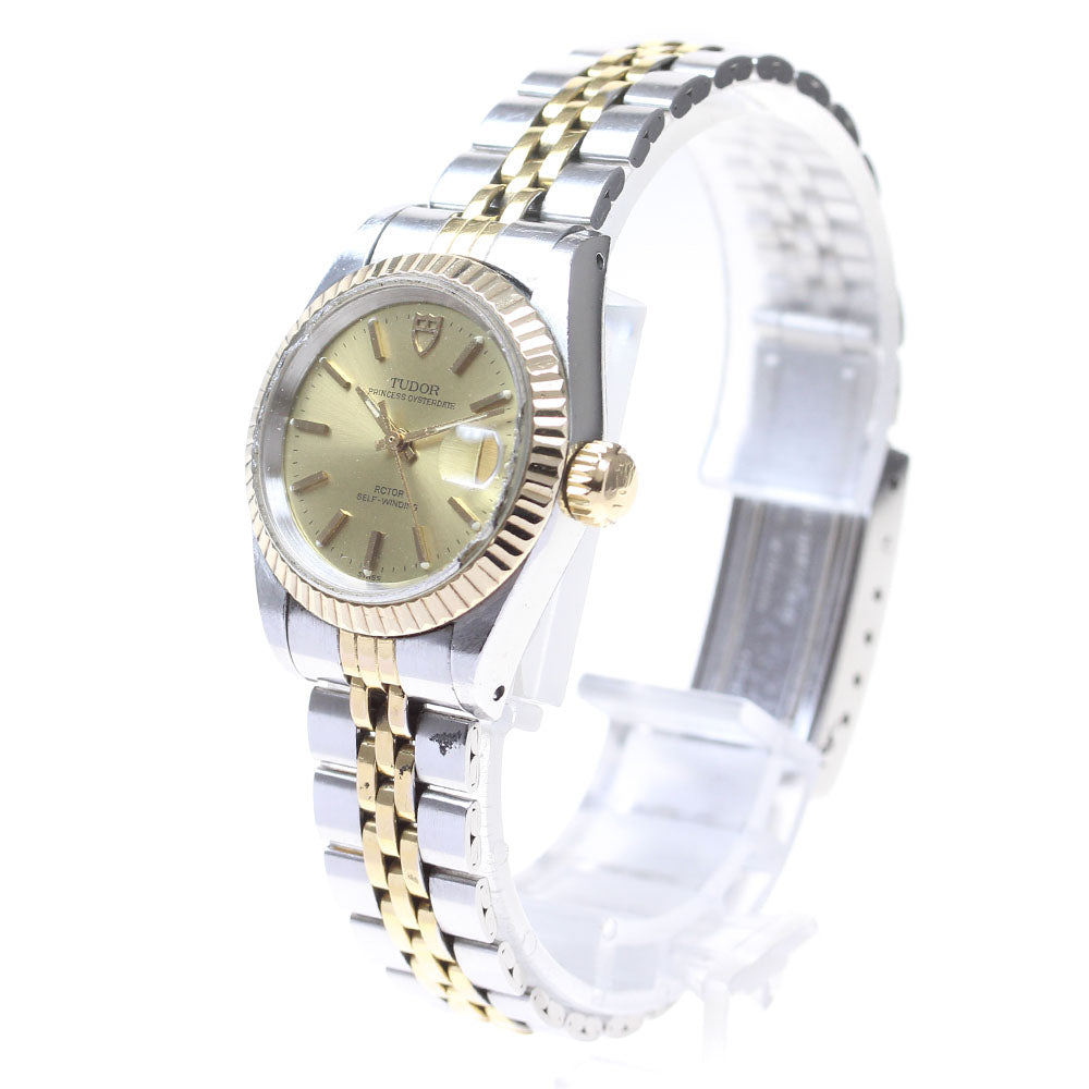TUDOR Princess Oyster Date 92413N YG bezel cal.2671 AT Ladies Watch_825983