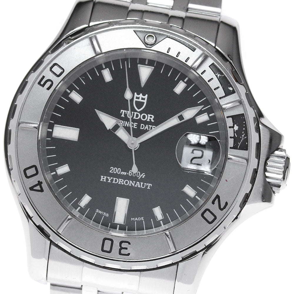 TUDOR Prince Date Hydronaut 89190P black Dial Automatic Men's Watch_825991