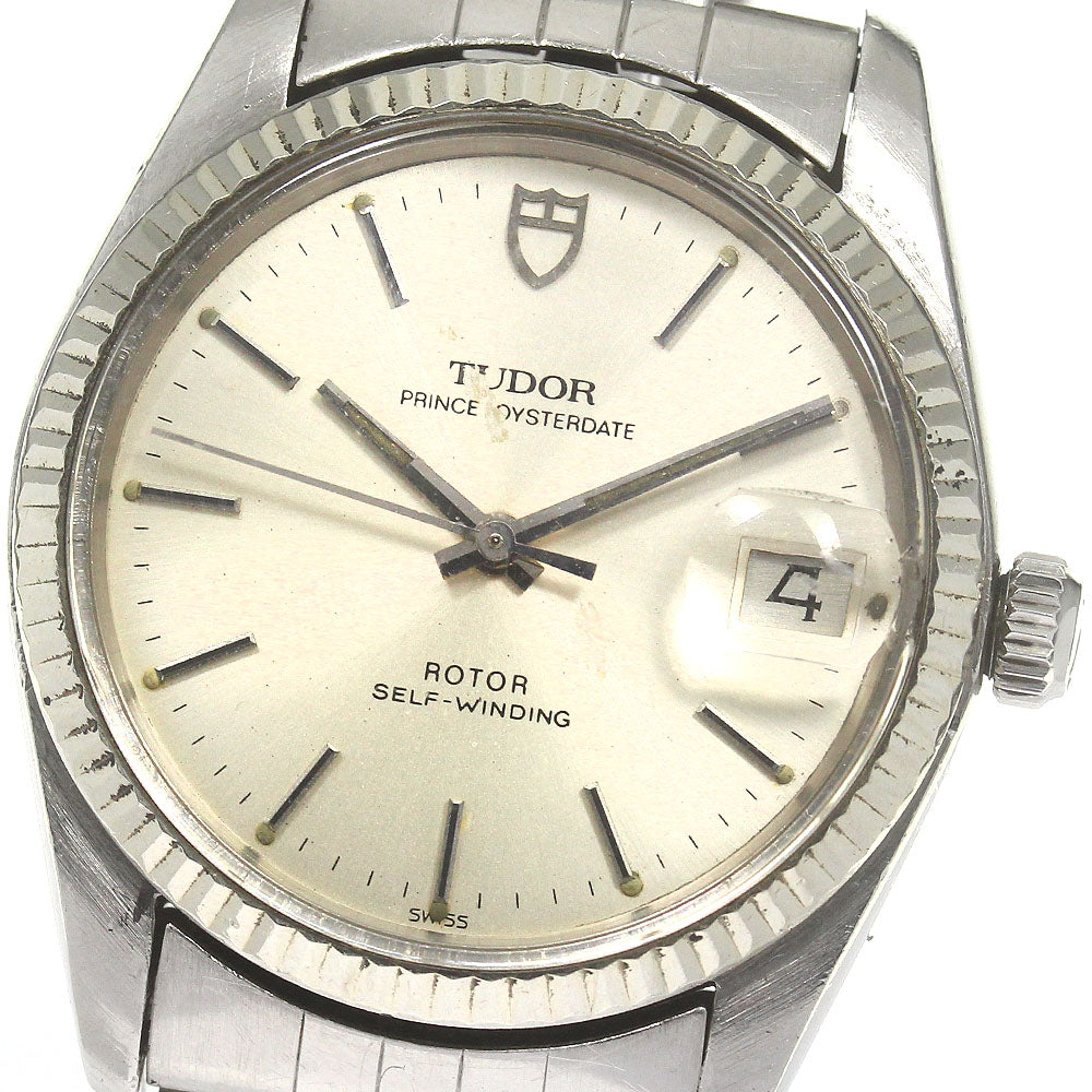 TUDOR Prince Oyster Date 75204 cal.2824-2 Silver Dial Automatic Men's_825996