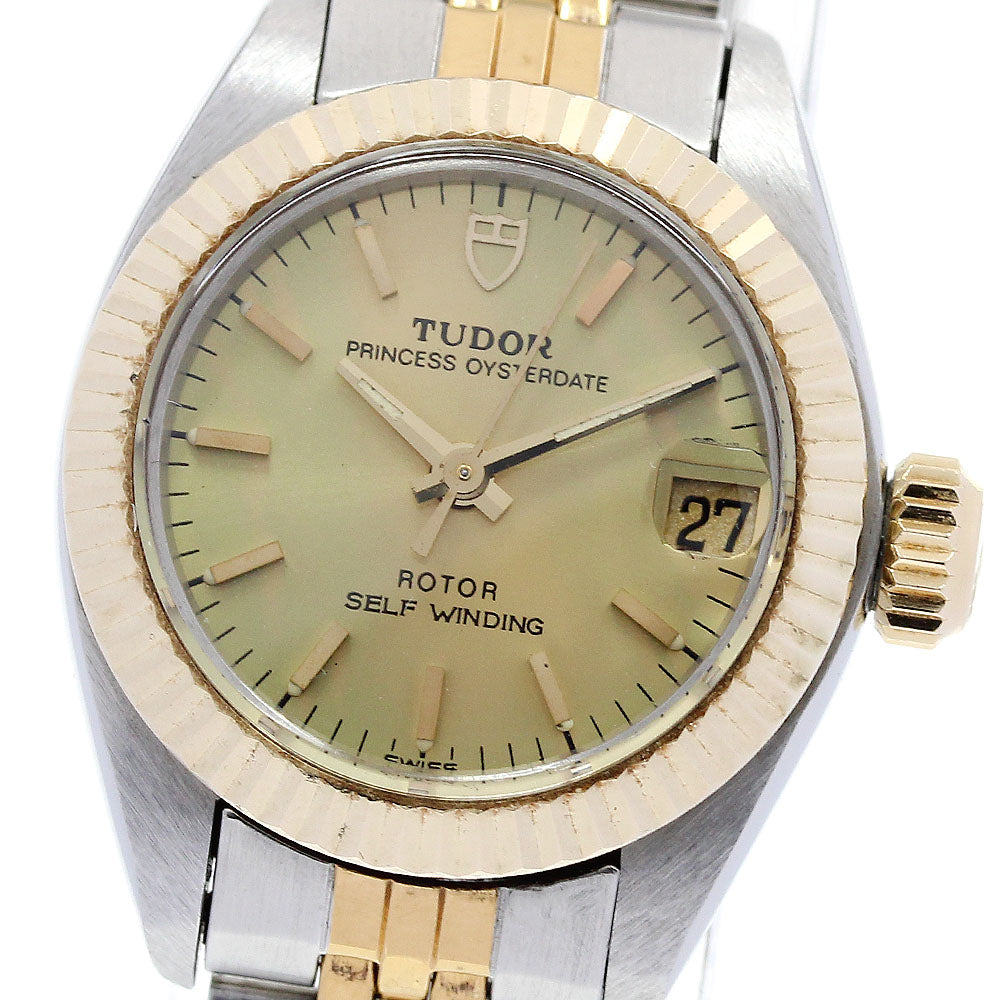 TUDOR Princess Oyster Date 92313 Cal.2671 gold Dial Automatic Ladies_825999