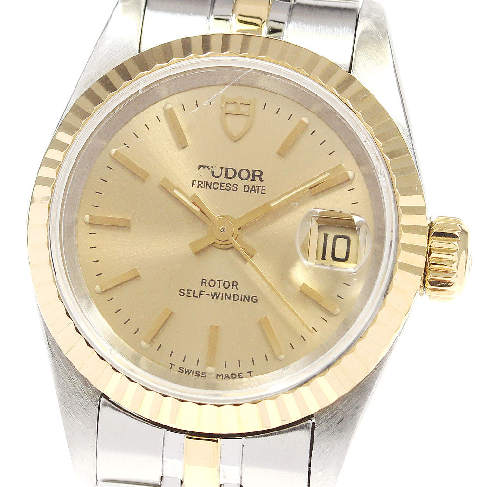 TUDOR Princess Date 92413 YG 2 tone Cal.2671 Automatic Ladies Watch_826007