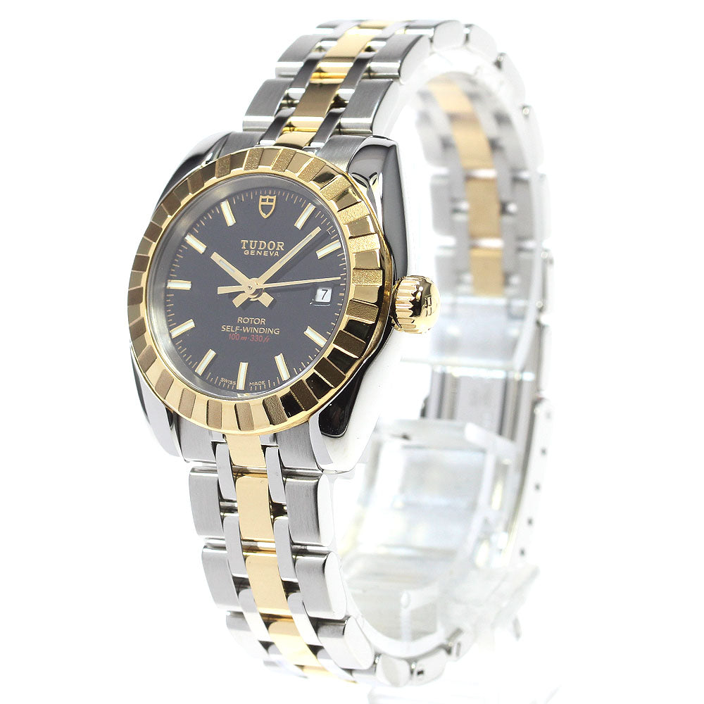 TUDOR Classic 22013 Date black Dial Automatic Ladies Watch_826008