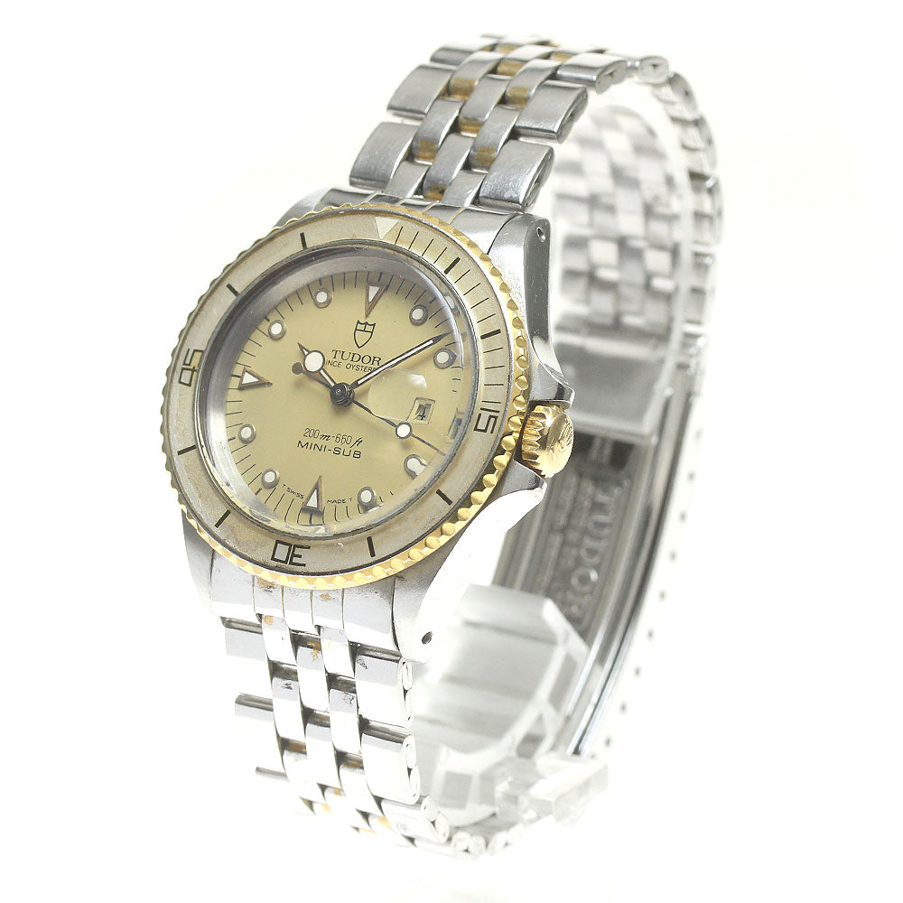 TUDOR Prince Oyster Date Mini Sub 94401 Cal.2671 gold Dial Automatic Boy's Watch_826013