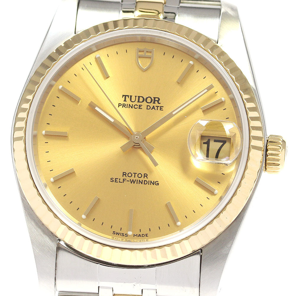 TUDOR Prince Date 74033 cal.2624-2 gold Dial Automatic Men's Watch_826023