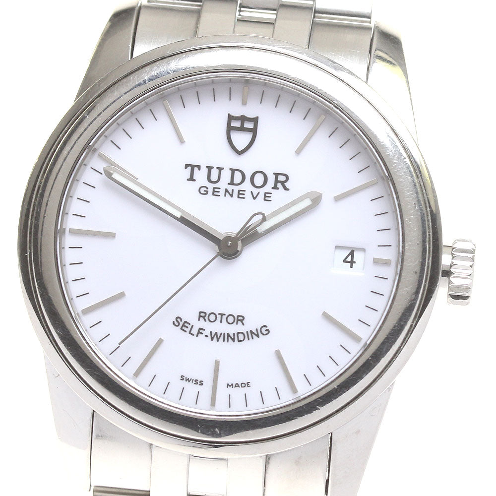 TUDOR Glamour 55000 Date white Dial Automatic Men's Watch_826033