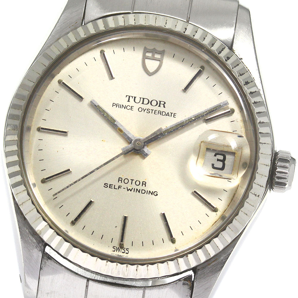 TUDOR Prince Oyster Date 75204 cal.2824-1 Silver Dial Automatic Men's_826034