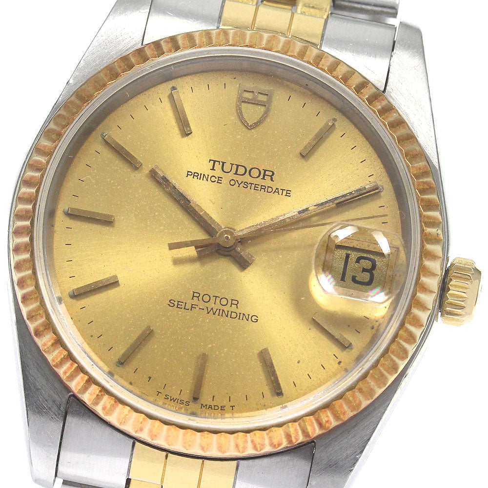 TUDOR Prince Oyster Date 74033 YG bezel cal.2824-2 Automatic Men's_826037