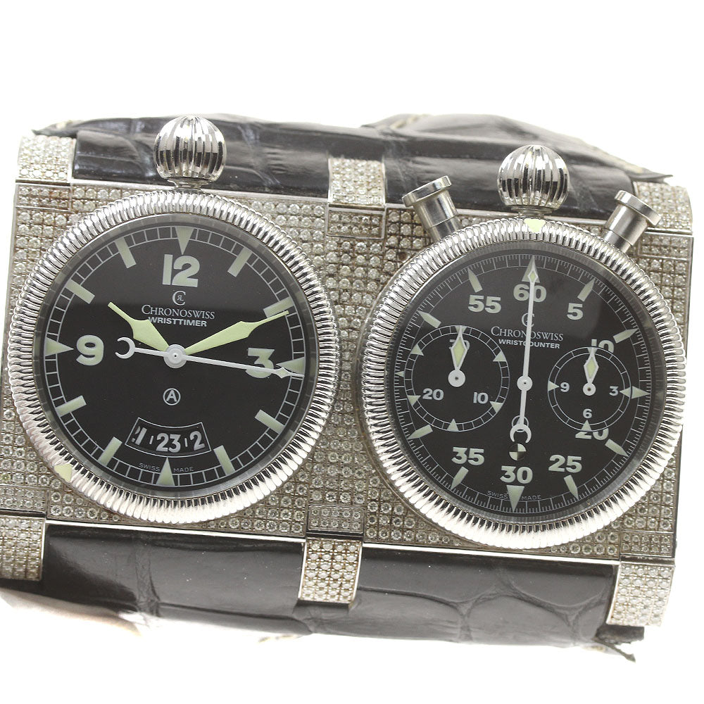 Chronoswiss list master CH2703 After Diamond Black / black Dial Automatic Men's Watch_826041
